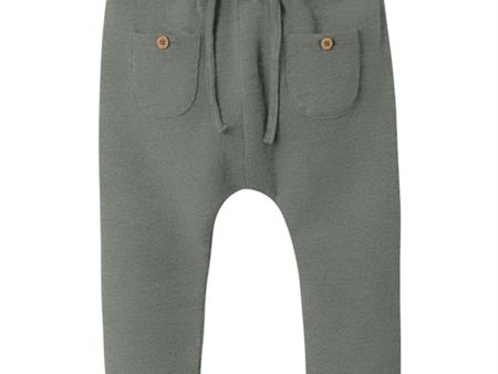 Lil Atelier Agave Green Thor Loose Pants Online Sale