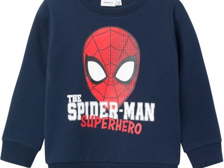 Name it Dark Sapphire Nurit Spiderman Sweatshirt Sale