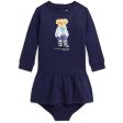 Ralph Lauren Baby Bear Dress And Bloomer Newport Navy Sale