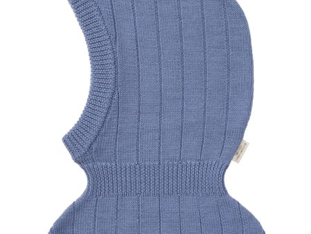 Copenhagen Colors Blue Balaclava Merino Wool Online Sale