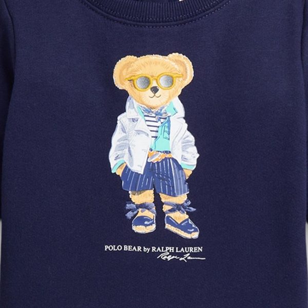 Ralph Lauren Baby Bear Dress And Bloomer Newport Navy Sale