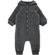 Mikk-Line Wool Suit W. Hood Anthracite Melange Online