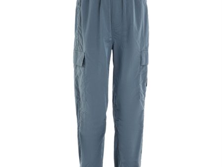 Calvin Klein Structured Nylon Trackpants Goblin Blue Hot on Sale