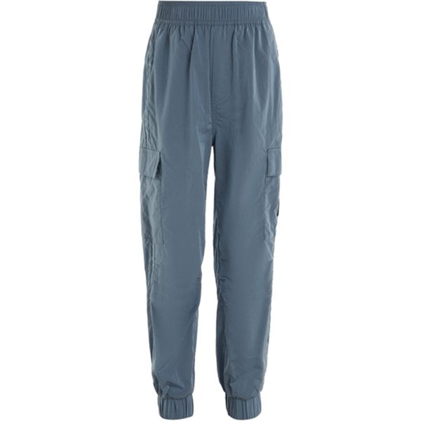 Calvin Klein Structured Nylon Trackpants Goblin Blue Hot on Sale