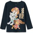 Name it Dark Sapphire Nubina Paw Patrol Blouse Noos Discount