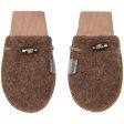 Hust & Claire Baby Cub Brown Ferri Mittens Supply