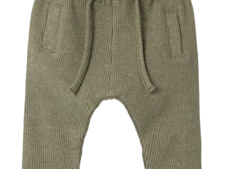 Lil Atelier Loden Green Sophio Pants For Sale