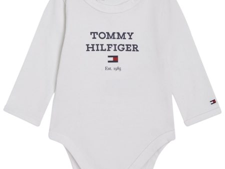 Tommy Hilfiger Baby Th Logo LS Body White Online