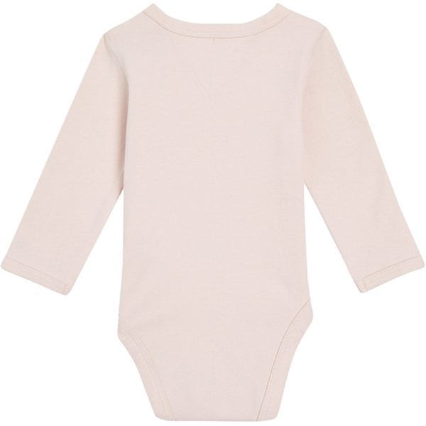 Tommy Hilfiger Baby Th Logo LS Body Whimsy Pink For Discount