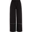 Calvin Klein Ripstop Tape Straight Pants Ck Black Online now