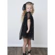 Dolly by Le Petit Tom Pearl Tulle Puff Aline Dress Black Online Sale