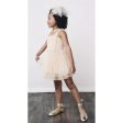 Dolly by Le Petit Tom Pearl Tulle Ballerina Dress Cream For Discount