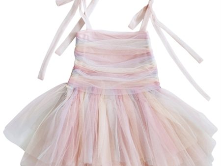 Dolly by Le Petit Tom Unicorn Rainbow Ballerina Tulle Tutu Dress Rainbow Pastel Online