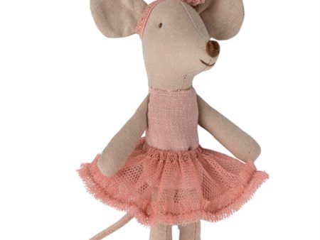 Maileg Ballerina Mouse, Little Sister - Rose For Sale