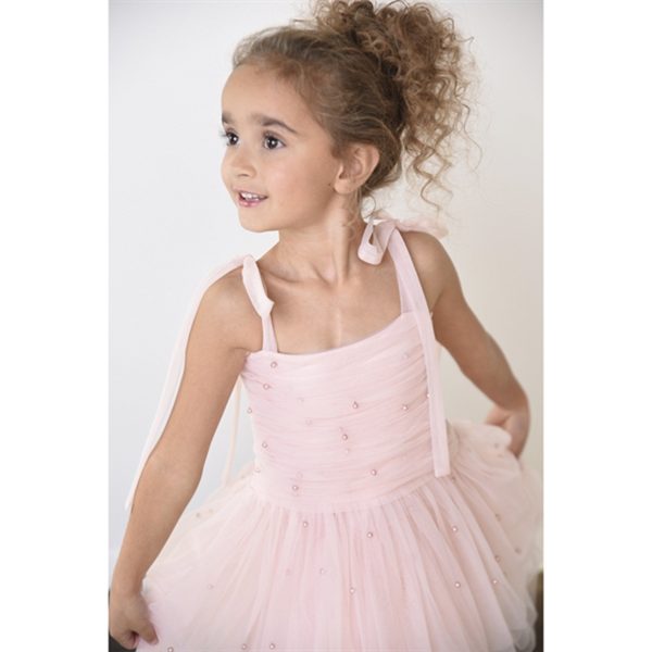 Dolly by Le Petit Tom Pearl Tulle Ballerina Dress Pink Hot on Sale