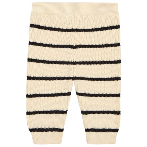 Calvin Klein Striped Cardigan Knit Set Black  Vanilla Stripe Online Sale