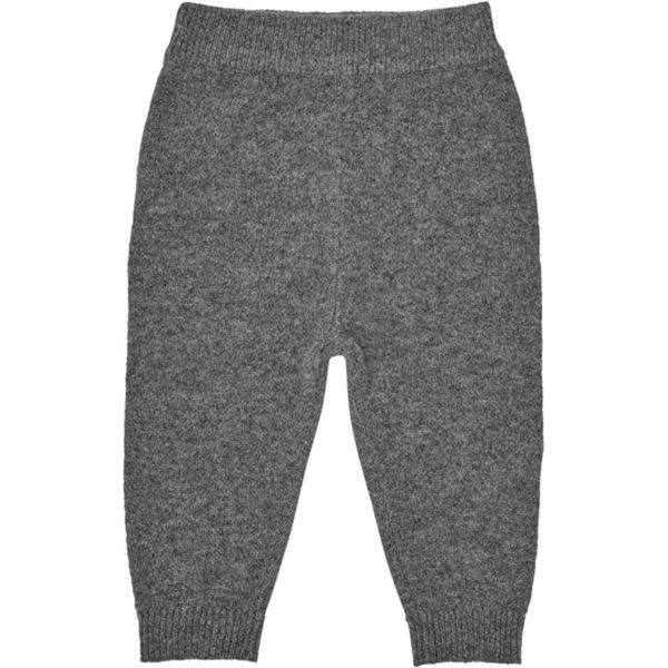 FUB Baby Lamb Wool Pants Charcoal Melange Sale