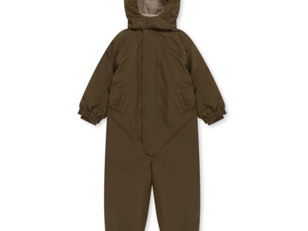 Konges Sløjd Dark Olive Nohr Solid Snow Suit Supply