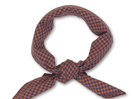 lalaby Indigo Check Eddie Scarf For Cheap