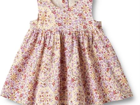 Wheat Carousels And Flowers Pinafore Wrinkles Dress Sienna Online Sale