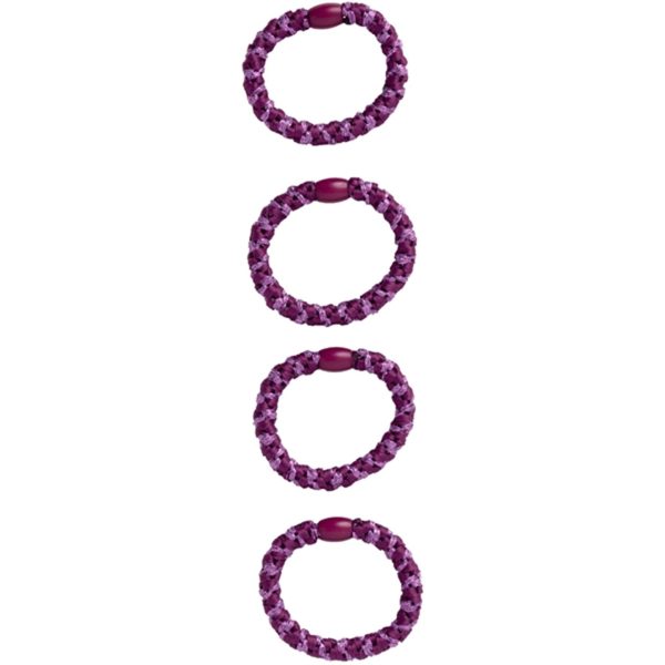 Name it Grape Juice Glitter Rise Hair Elastics 4-pack Online Sale