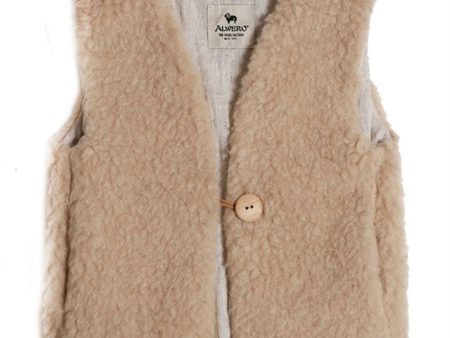 Alwero Vest Exclusive Junior Beige Hot on Sale