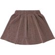 The New Gold Glitter Idalou Skirt For Discount