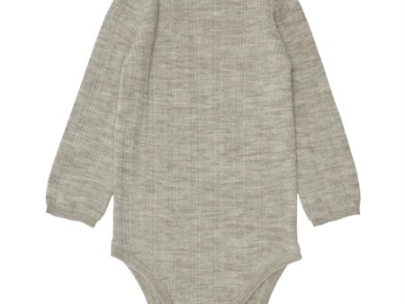 FUB Baby Rib Body Light Beige Melange For Sale