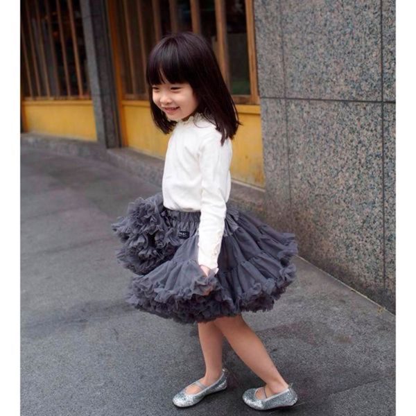 Dolly by Le Petit Tom Skirt Dark Grey Hot on Sale