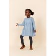 Copenhagen Colors Dusty Blue Merino Dress w. Pointelle Sale