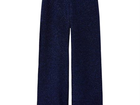 Name it Dazzling Blue Naglitter Heavy Jersey Wide Pants For Discount