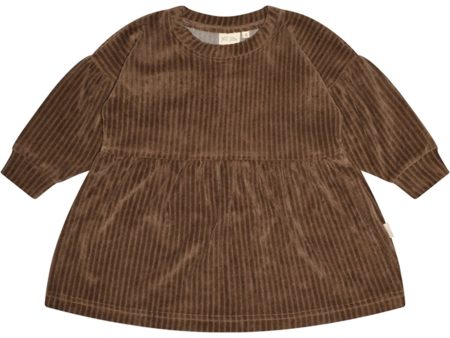 Petit Piao® Walnut Sweat Dress Velvet on Sale