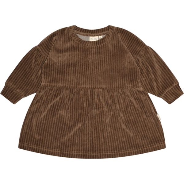 Petit Piao® Walnut Sweat Dress Velvet on Sale