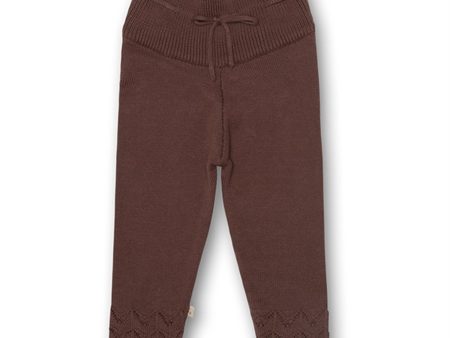 That s Mine Marron Bailey Knit Pants Sale