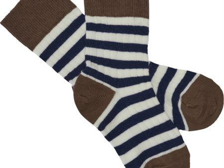 FUB 2-Pack Classic Striped Socks Amber Royal Blue Supply