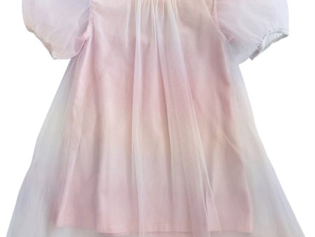 Dolly by Le Petit Tom Unicorn Rainbow Puff Tulle Dress Rainbow Pastel Online