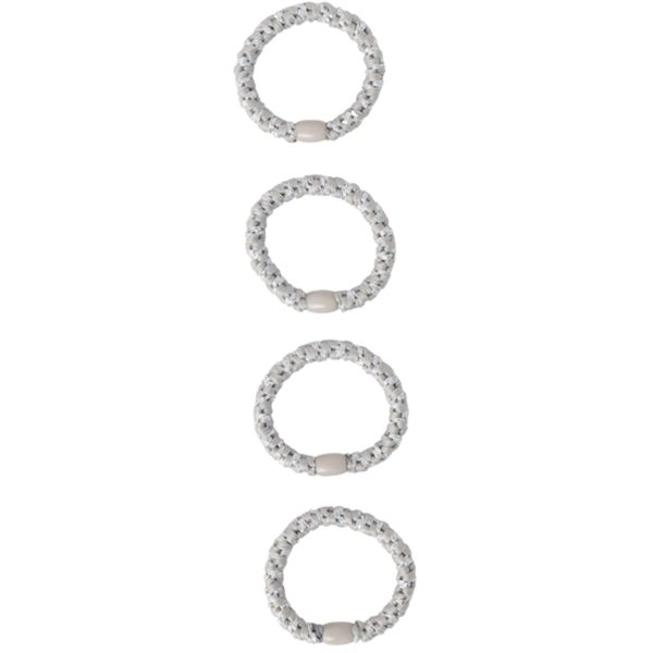 Name it Silver Colour Glitter Rise Hair Elastics 4-pack Online