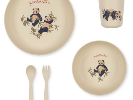 Konges Sløjd Dinner Set Panda Hot on Sale