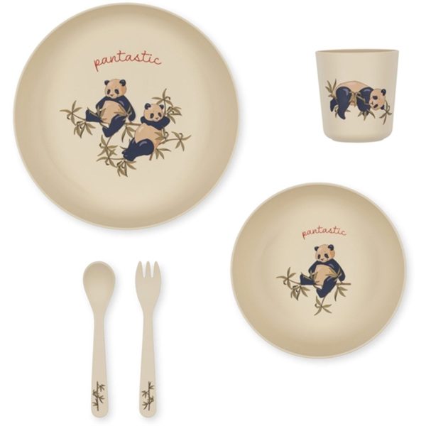 Konges Sløjd Dinner Set Panda Hot on Sale