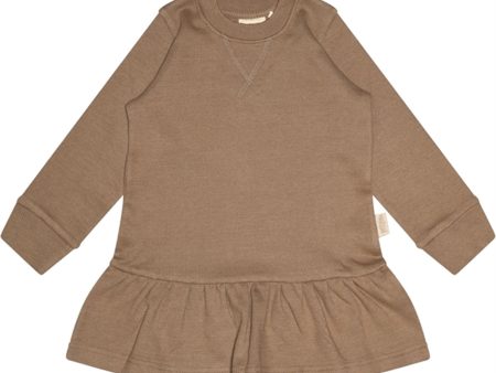 Petit Piao® Walnut Sweat Dress Waffle Fashion