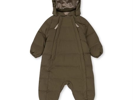 Konges Sløjd Dusky Green Baby Down Onesie Sale