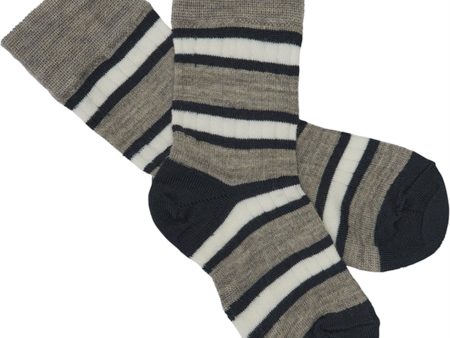 FUB 2-Pack Two-Tone Striped Socks Dark Navy Hot on Sale