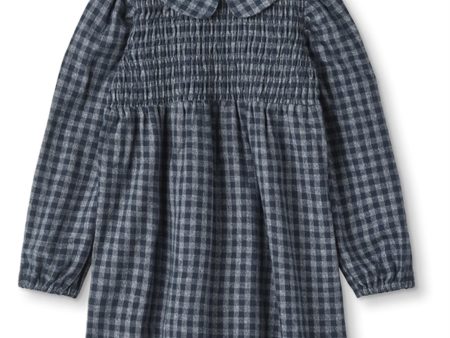 Fliink Navy Coda Check Dress Sale