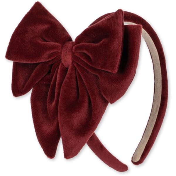 Konges Sløjd Velvet Bowie Hairbrace Big Jolly Red Cheap