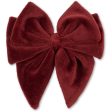 Konges Sløjd Velvet Bowtie Hair Clip Jolly Red For Discount