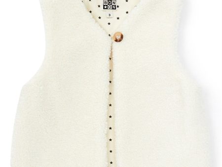 BONTON Cream Betibb Fleece Vest Online Sale