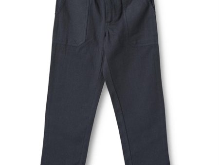 Wheat Navy Pants Egon Fashion