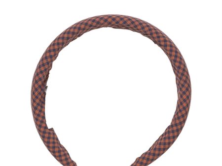 lalaby Indigo Check Headband on Sale