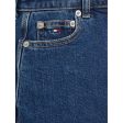 Tommy Hilfiger Denim Button Through Skirt Midblueclean For Cheap