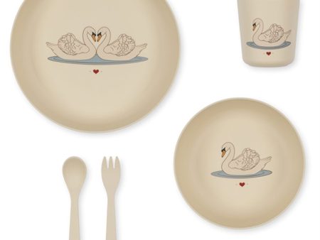 Konges Sløjd Dinner Set Swan For Sale